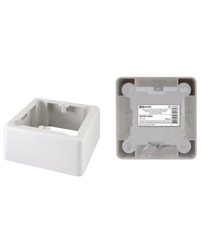 Коробка установочная ОП 85х85х42мм, 1-местная, подъемная, белая, IP20 TDM (SQ1401-0232). Коробка установочная ОП. TDM ЕLECTRIC в Новомосковске