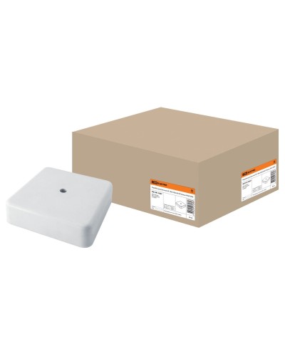 Коробка КР 100х100х29 ОП белая, IP40 (SQ1401-0207). Распаячная коробка. TDM ЕLECTRIC в Новомосковске