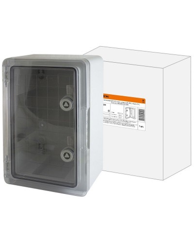 ЩМП-0-3, прозрачная крышка ABS, IP65, 400x300x170. Бокс пластиковый антивандальный. TDM ЕLECTRIC в Новомосковске