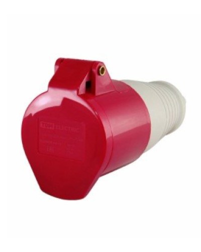 Розетка 224 переносная 3Р+РЕ 32А 380В IP44 (SQ0603-0013). Розетка. TDM ЕLECTRIC в Новомосковске