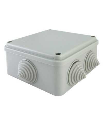 Коробка ОП 100х100х50мм, крышка на винтах, IP55, 6 вх. (SQ1401-1234). Распаячная коробка. TDM ЕLECTRIC в Новомосковске