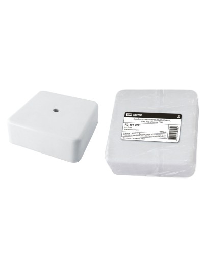 Коробка КР 50х50х20 ОП белая, IP40 (SQ1401-0901). Распаячная коробка. TDM ЕLECTRIC в Новомосковске