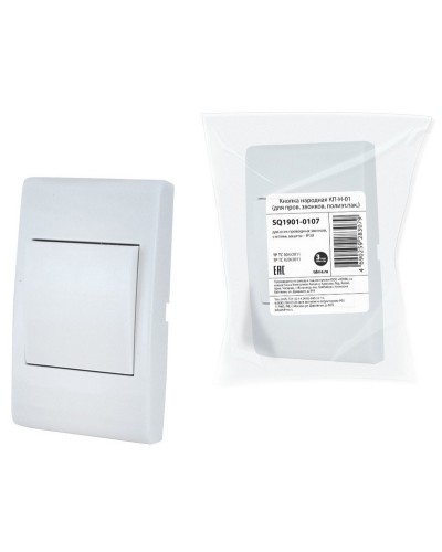 КП-Н-01 (SQ1901-0107). Кнопка для проводных звонков. TDM ЕLECTRIC в Новомосковске