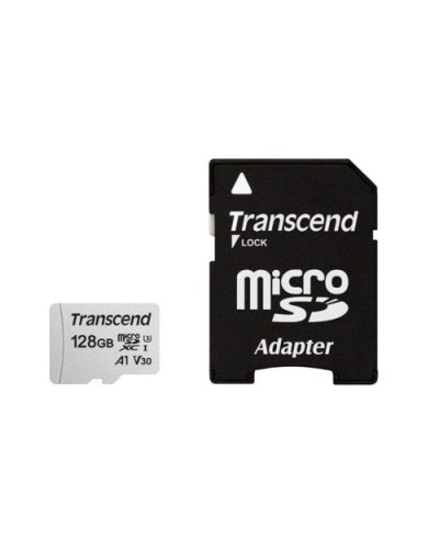 TS128GUSD300S-A. Карта памяти microSDXC, 128 ГБ, Class 10. TRANSCEND в Новомосковске