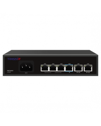 TR-NS1206-65-4PoE. Коммутатор с PoE. Trassir в Новомосковске