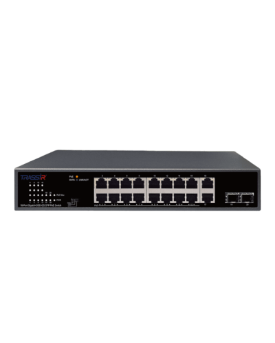 TR-NS14202S-185-16POE. Коммутатор с PoE. Trassir в Новомосковске
