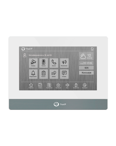 TI-4107AW. Монитор IP-видеодомофона цветной. True-IP в Новомосковске