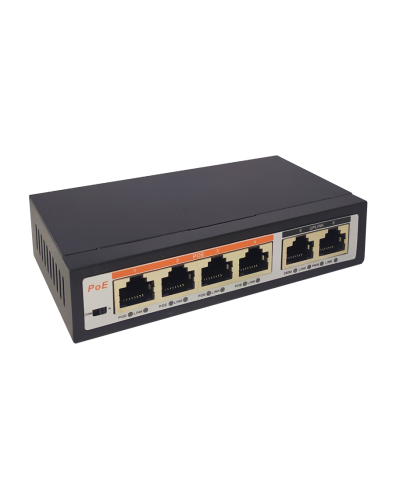 TI-204P, SIP коммутатор. Коммутатор с питанием по PoE. True-IP в Новомосковске