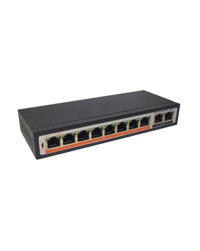 TI-208P. Коммутатор с питанием по PoE. True-IP в Новомосковске