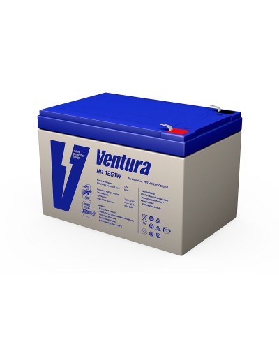 Ventura HR 1251W. Аккумулятор герметичный свинцово-кислотный. Ventura в Новомосковске