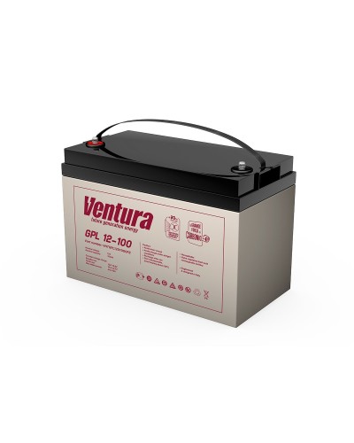 Ventura GPL 12-100. Аккумулятор герметичный свинцово-кислотный. Ventura в Новомосковске