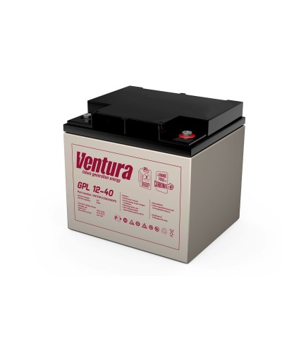 Ventura GPL 12-40. Аккумулятор герметичный свинцово-кислотный. Ventura в Новомосковске