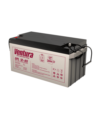 Ventura GPL 12-65. Аккумулятор герметичный свинцово-кислотный. Ventura в Новомосковске