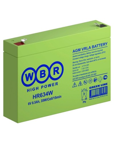 WBR HR634W. Аккумулятор герметичный свинцово-кислотный. WBR в Новомосковске