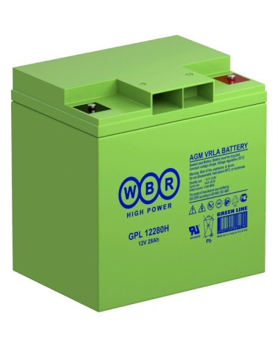 WBR GPL12280H. Аккумулятор герметичный свинцово-кислотный. WBR в Новомосковске