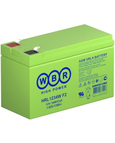 WBR HRL1234W F2. Аккумулятор герметичный свинцово-кислотный. WBR в Новомосковске