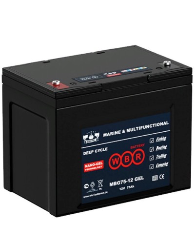 WBR MBG75-12. Аккумулятор герметичный свинцово-кислотный. WBR в Новомосковске