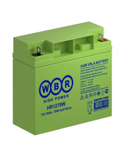 WBR HR1270W. Аккумулятор герметичный свинцово-кислотный. WBR в Новомосковске