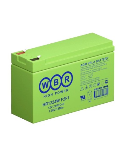 WBR HR1224W F2F1. Аккумулятор герметичный свинцово-кислотный. WBR в Новомосковске