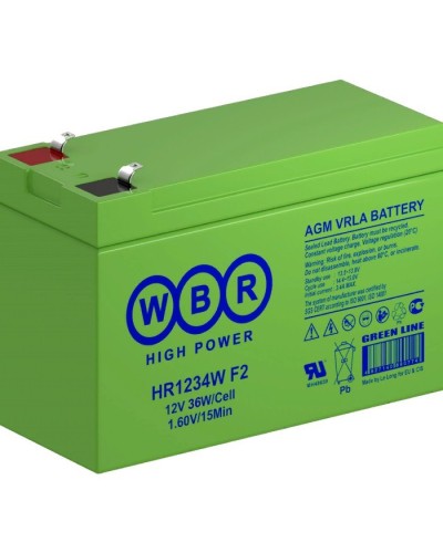WBR HR1234W F2. Аккумулятор герметичный свинцово-кислотный. WBR в Новомосковске