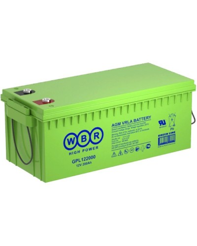 WBR GPL122000. Аккумулятор герметичный свинцово-кислотный. WBR в Новомосковске