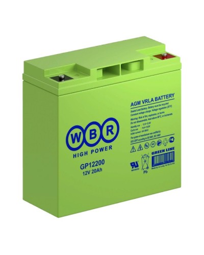 WBR GP12200. Аккумулятор герметичный свинцово-кислотный. WBR в Новомосковске