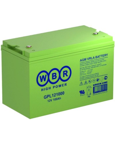 WBR GPL121000A. Аккумулятор герметичный свинцово-кислотный. WBR в Новомосковске