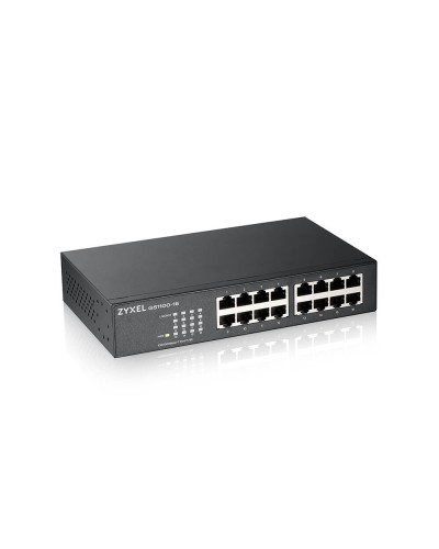 GS1100-16-EU0103F. Коммутатор 16xGE, rack 19, бесшумный. ZYXEL в Новомосковске