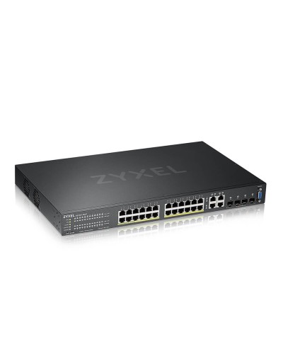 GS2220-28HP-EU0101F. Гибридный L2 коммутатор PoE+. ZYXEL в Новомосковске