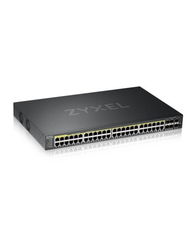GS2220-50HP-EU0101F. Коммутатор гибридный L2 PoE+ rack 19. ZYXEL в Новомосковске