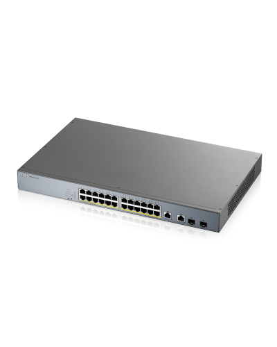 GS1350-26HP-EU0101F. L2 коммутатор PoE+ для IP-видеокамер rack 19. ZYXEL в Новомосковске