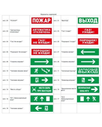 С2000-ОСТ исп.18 Человек влево. Оповещатель световой адресный. Болид в Новомосковске