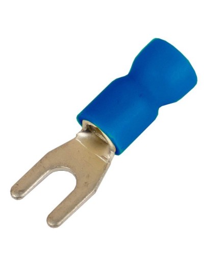 Наконечник вилочный НВИ 1,5-2,5 М3 (D3,2мм) (100 шт) (2B13P-EE-PVC). Наконечник вилочный с изолированным фланцем ПВХ. ДКС в Новомосковске
