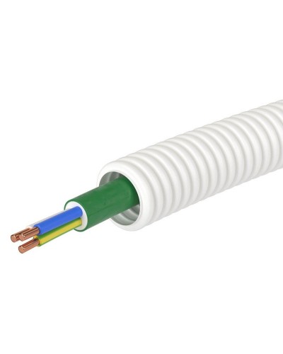 Труба ПЛЛ D20 + ППГнг(А)-HF 3х2,5 (ГОСТ+) (8S82050HF). Гофрошланг с кабелем. ДКС в Новомосковске