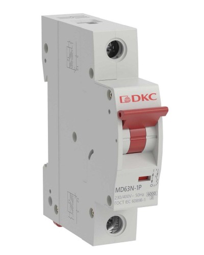 YON max MD63N 1P 25А 6кА C (MD63N-1PC25). Автоматический выключатель. ДКС в Новомосковске