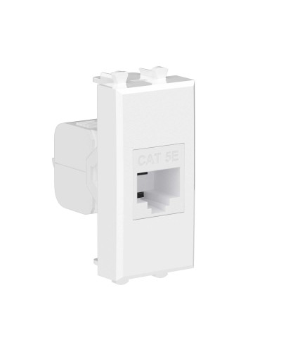 Розетка RJ-45 Avanti 1 модуль белое облако (4400661): Розетка компьютерная, без шторки модульная, кат.5е в Новомосковске