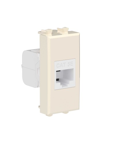 Розетка RJ-45, кат.5E, Avanti, 1 модуль, ванильная дымка (4405661): Розетка компьютерная модульная в Новомосковске
