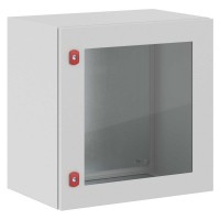 Навесной шкаф ST, 600x600x250 мм, IP66 (R5STX0669). Навесной шкаф c монтажной платой, с прозрачной дверью. ДКС