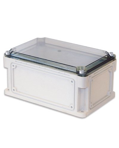 Корпус RAM box 400х200х146, высота крышки 21 мм, IP67 (542211). Корпус с фланцами и прозрачной крышкой, без монтажной платы. ДКС в Новомосковске