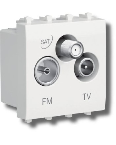 Розетка TV-FM-SAT Avanti 1 модуль ванильная дымка (4405532): Розетка TV-FM-SAT в Новомосковске