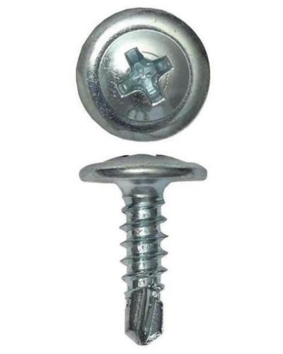 Саморез с пресс-шайбой 4.2х13 со сверлом (200 шт) (CM274013). Саморез с пресс-шайбой. ДКС в Новомосковске