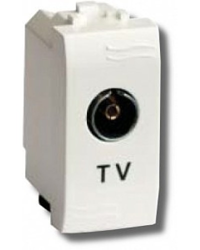 Розетка TV Brava универсальная 1 модуль слоновая кость (75721S): Розетка TV в Новомосковске