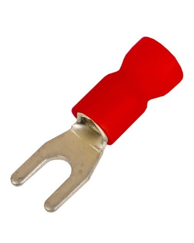 Наконечник вилочный НВИ 0,25-1,5 М3,5 (D3,7мм) (100 шт) (2A135P-EE-PVC). Наконечник вилочный с изолированным фланцем ПВХ. ДКС в Новомосковске