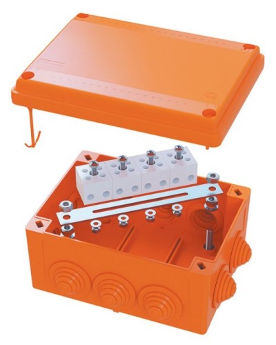 Коробка FS 100х100х50 5P (FSB10506): Коробка ответвительная огнестойкая из термопласта в Новомосковске