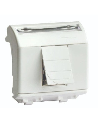 Розетка RJ-45 Brava 2 модуля слоновая кость (75655S): Розетка компьютерная с двумя разъёмами в Новомосковске