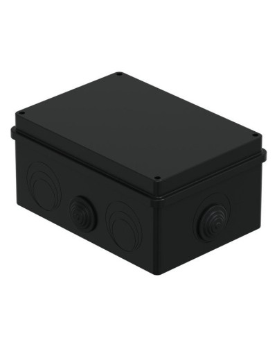 Коробка JBS210 210х150х100, 8 вых., IP55, черная (44016BL-1). Коробка монтажная. Экопласт в Новомосковске