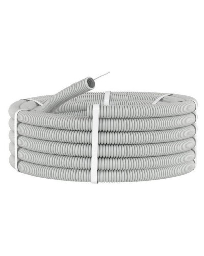 Труба HFFR тяжелая D40, серая (21140HF-GR): Труба гофрированная, с зондом, не распространяющая горение, без галогена в Новомосковске