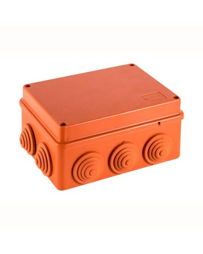 Коробка JBS150 150х110х70, 10 вых., 10P (0,15...2,5мм²) (43089HF). Коробка монтажная, огнестойкая, без галогена. Экопласт в Новомосковске