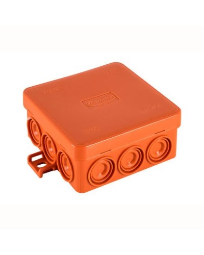 Коробка JBL085 85х85х38, 12 вых., 5P (0,15...4мм²) (43565HF). Коробка монтажная, огнестойкая, без галогена. Экопласт в Новомосковске