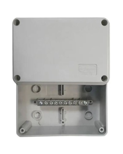 Коробка (КУП) JBS080 85х85х40, 6 вых, IP44 (44006KP): Коробка уравнивания потенциалов (КУП), 6х9мм, 8 зажимов в Новомосковске